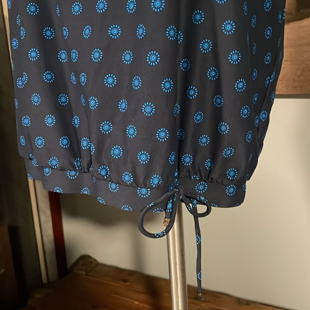 MICHAEL Kors Navy and Teal Swim Top - L - Picture 3 of 6
